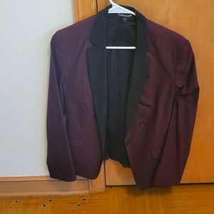 Size 6 Maroon express blazer